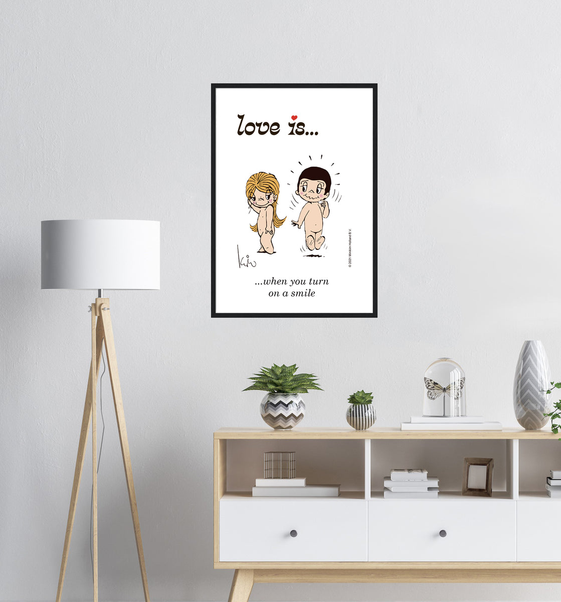 LOVE IS... WHEN YOU TURN ON A SMILE ART PRINT – Love Is... A