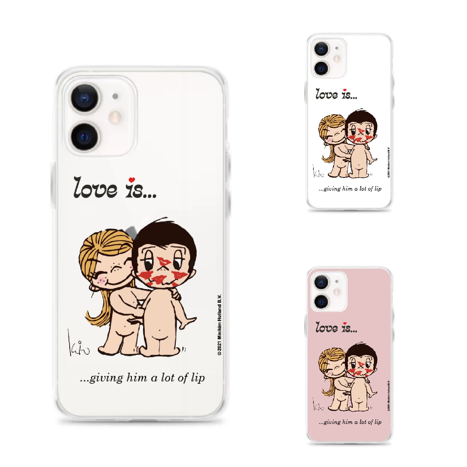 LOVE IS GIVING HIM A LOT OF LIP PHONE CASE Love Is A Gift